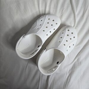 White Platform Crocs Used
